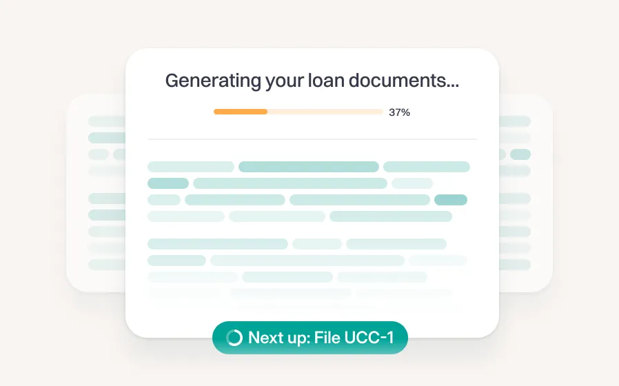 Atmos loan origination and boarding interface